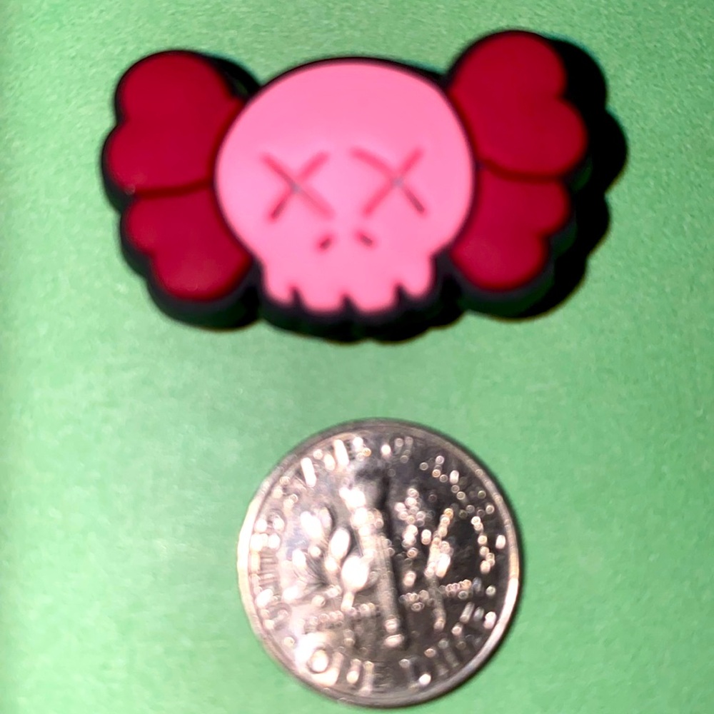 (10 for $15) Pink KAWS Companion BFF Crocs Shoe Charms